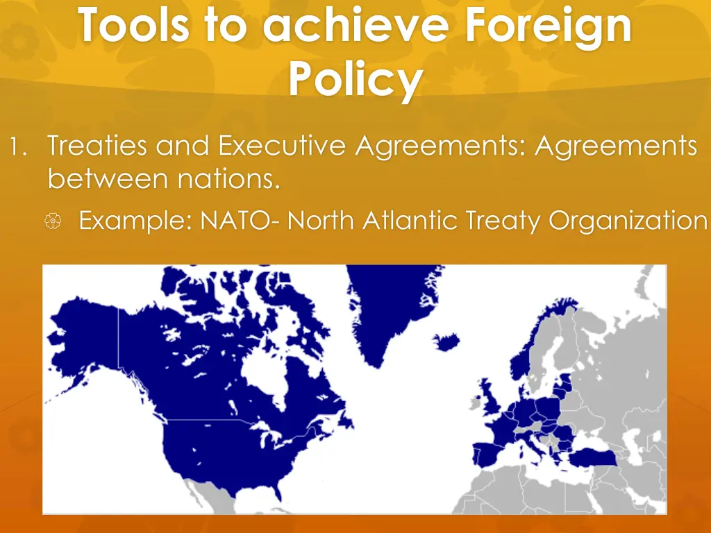 tools to achieve foreign policy