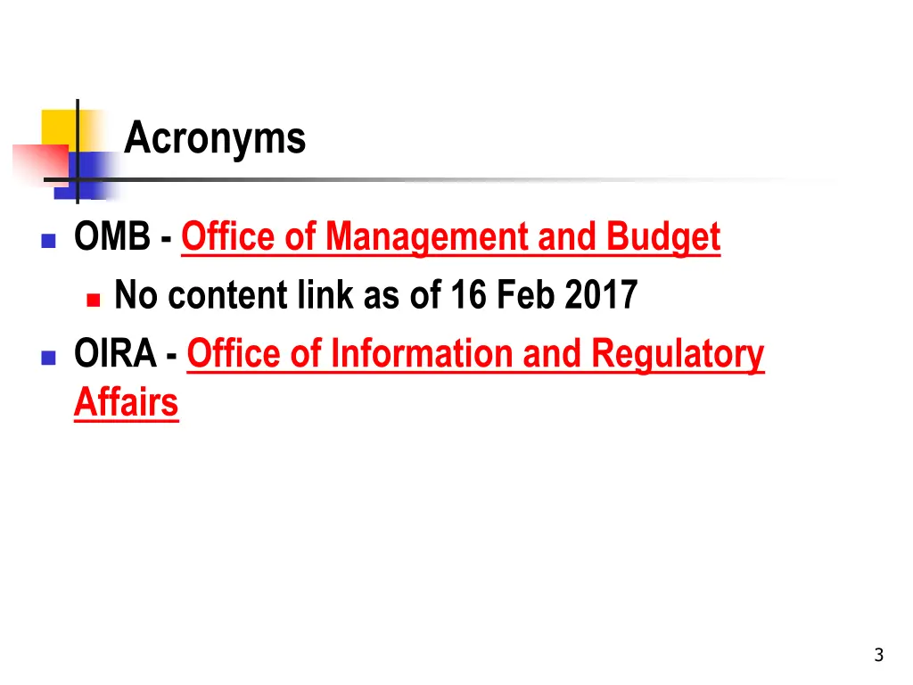 acronyms