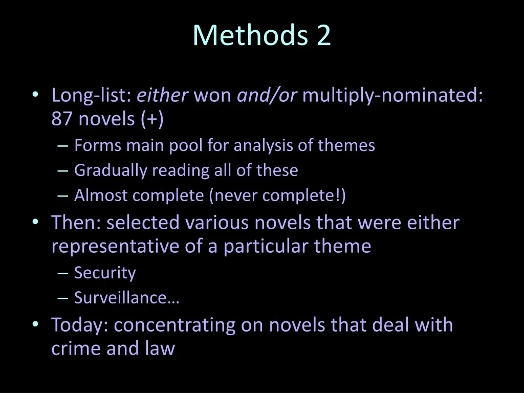 methods 2