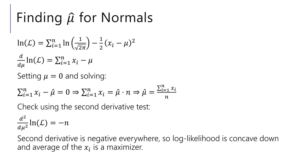 finding for normals