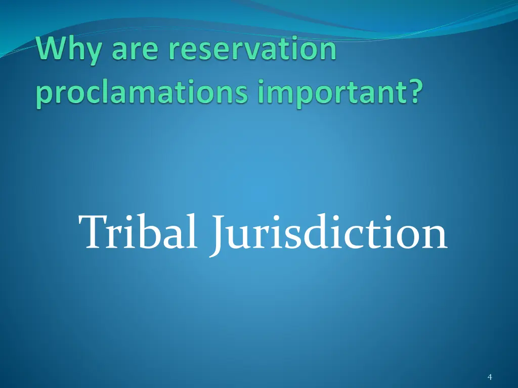 tribal jurisdiction