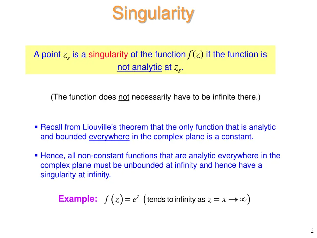 singularity