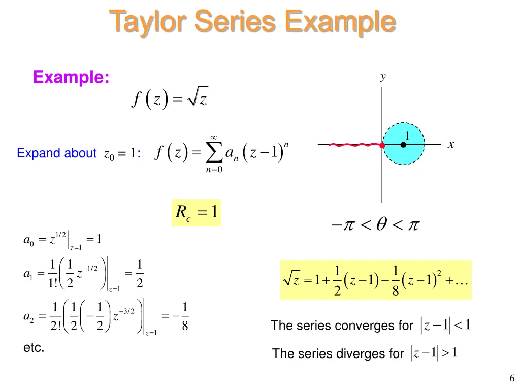 taylor series example 1