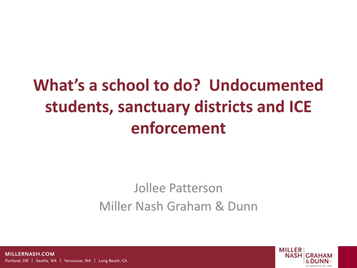 what s a school to do undocumented students