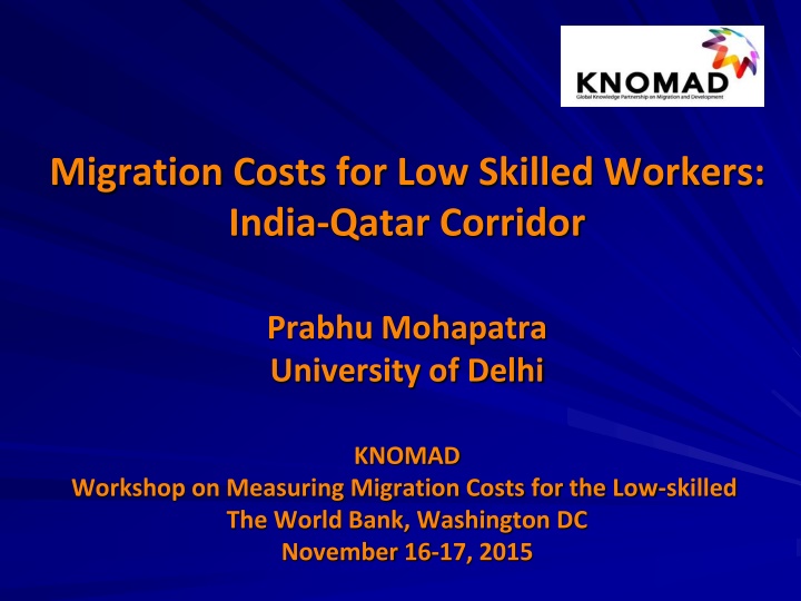 migration costs for low skilled workers india