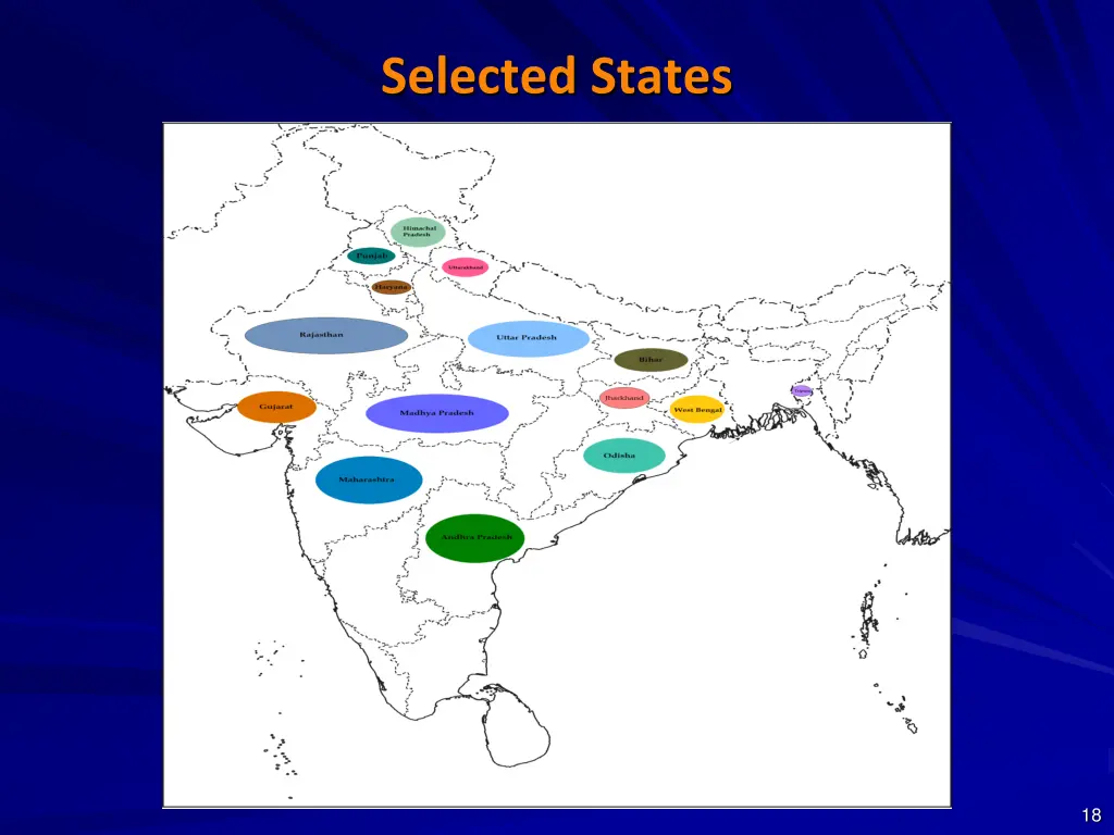 selected states