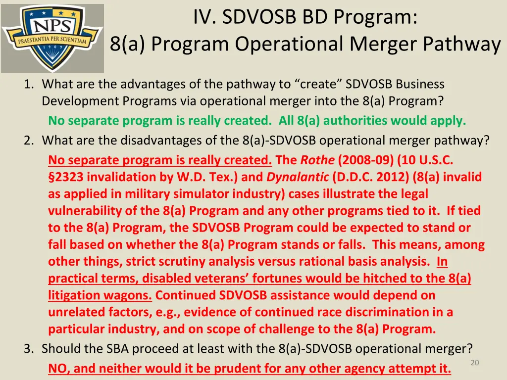 iv sdvosb bd program 8 a program operational