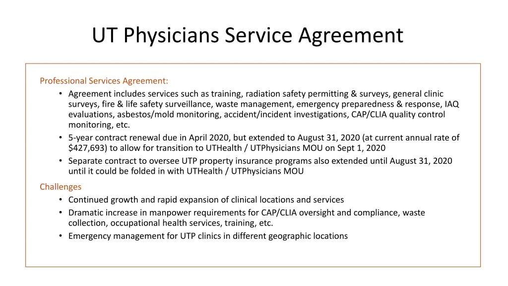 ut physicians service agreement