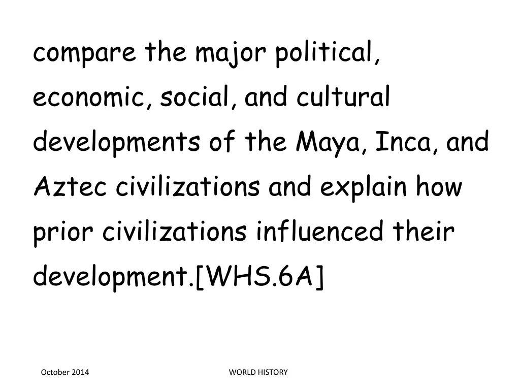 compare the major political economic social