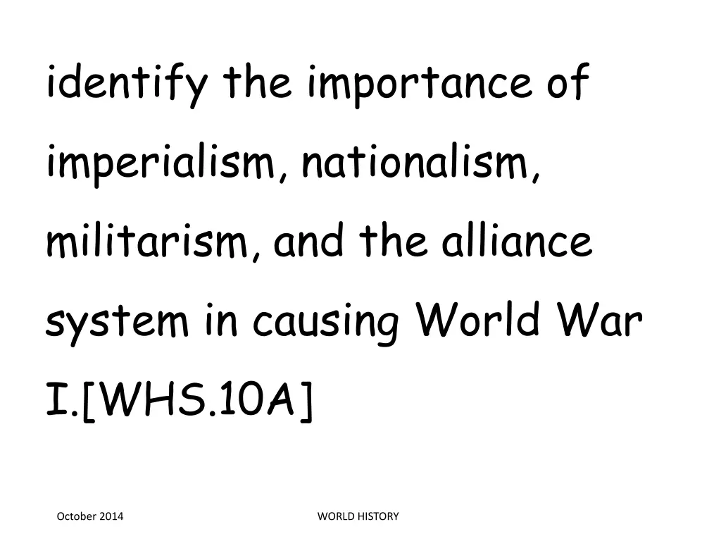 identify the importance of imperialism