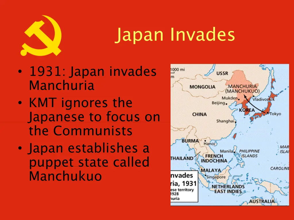 japan invades