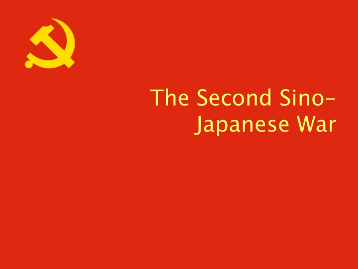 the second sino japanese war