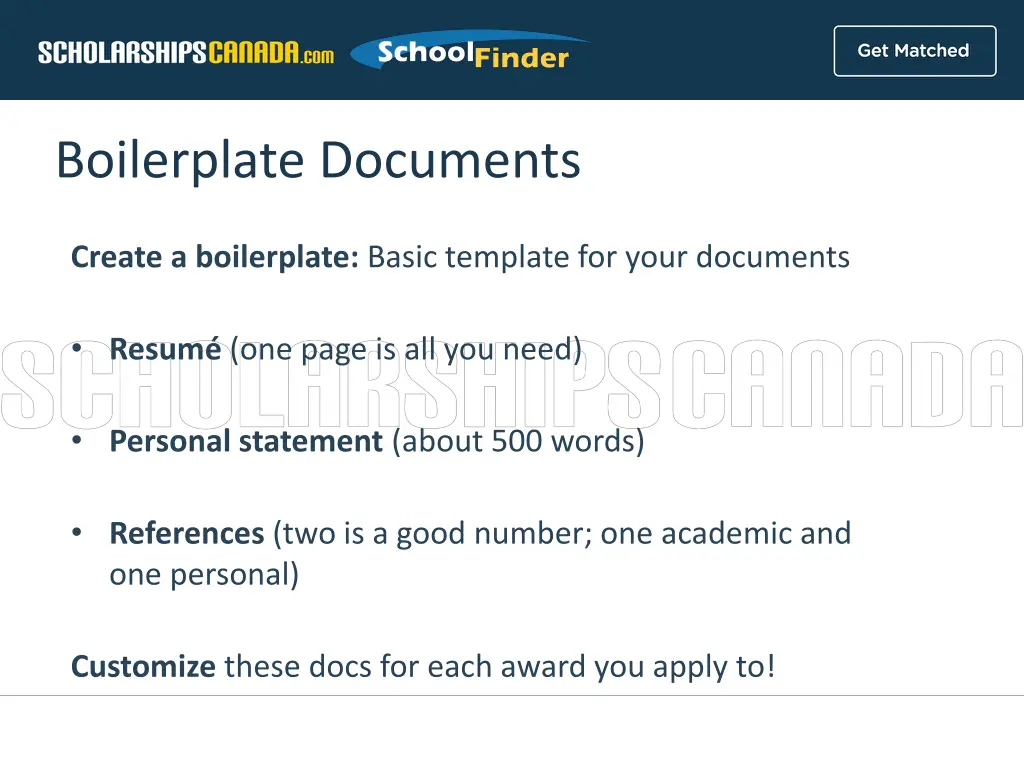 boilerplate documents