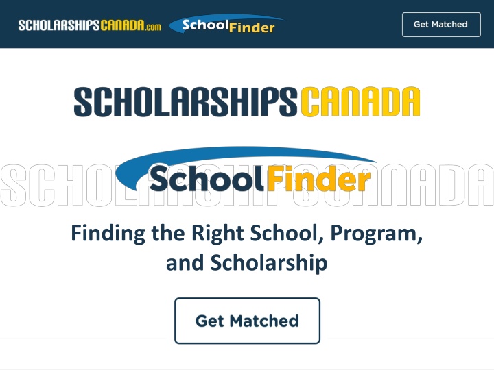 finding the right school program and scholarship