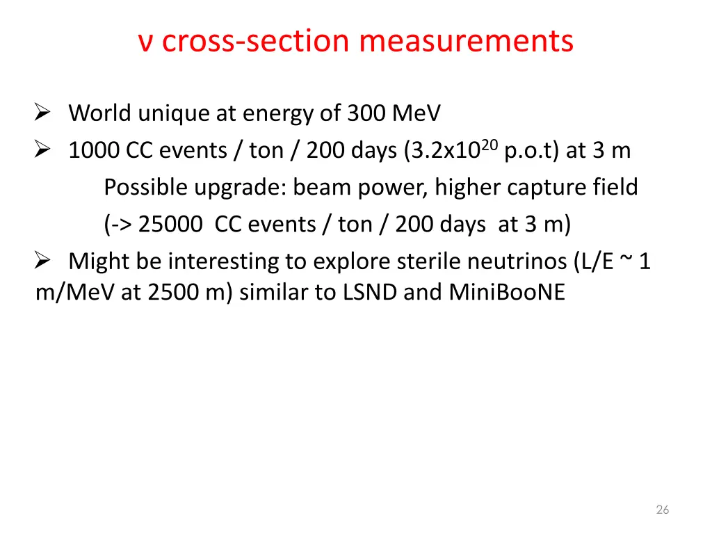 cross section measurements