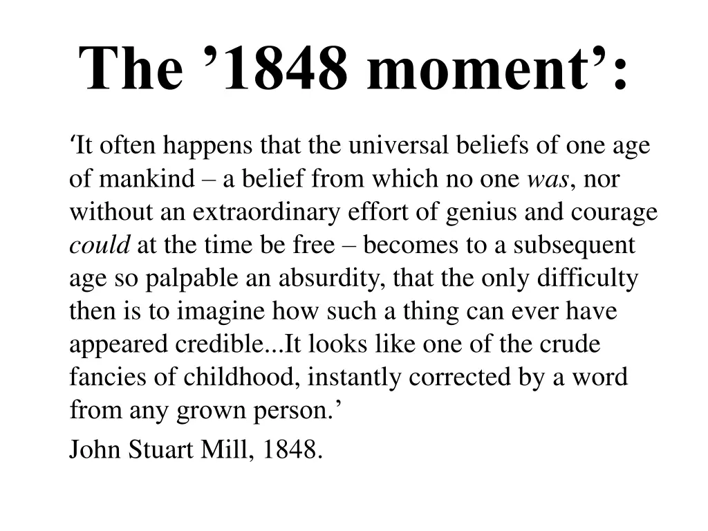 the 1848 moment