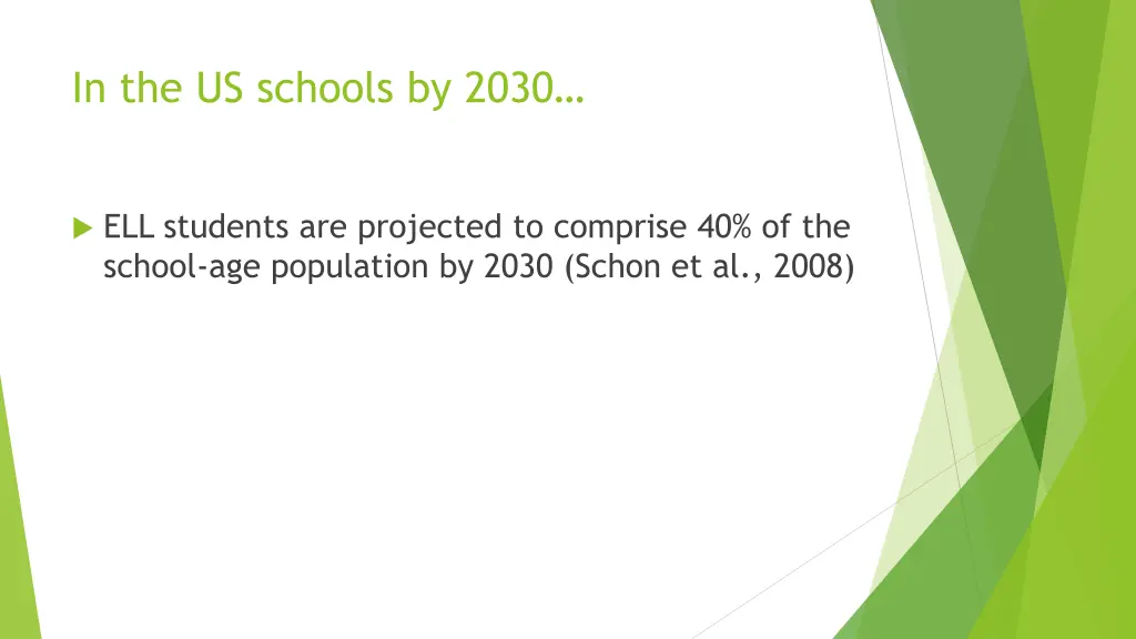 in the us schools by 2030