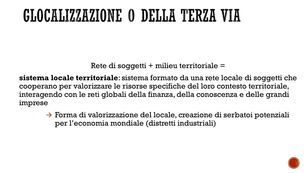 glocalizzazione o della terza via 2