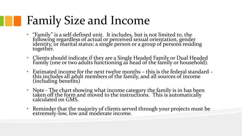 family size and income