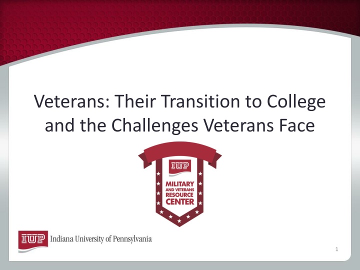 veterans their transition to college