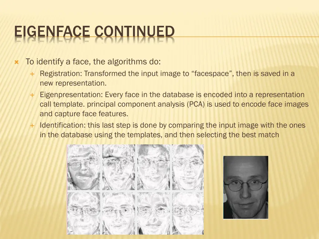 eigenface continued