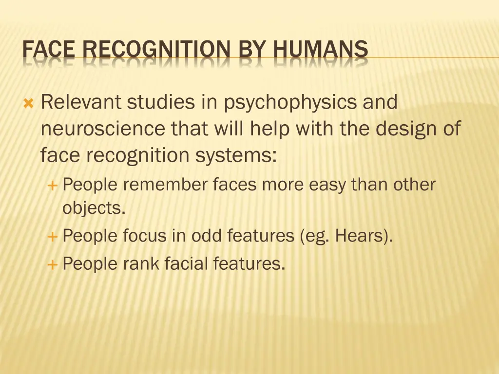 face recognition by humans