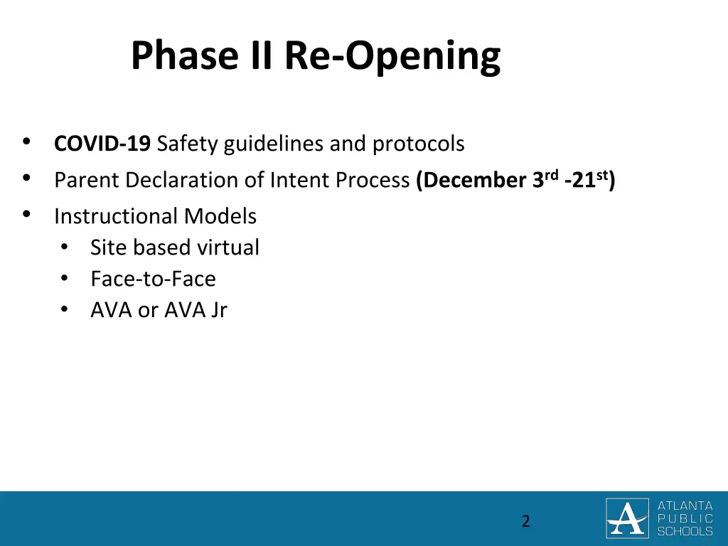 phase ii re opening