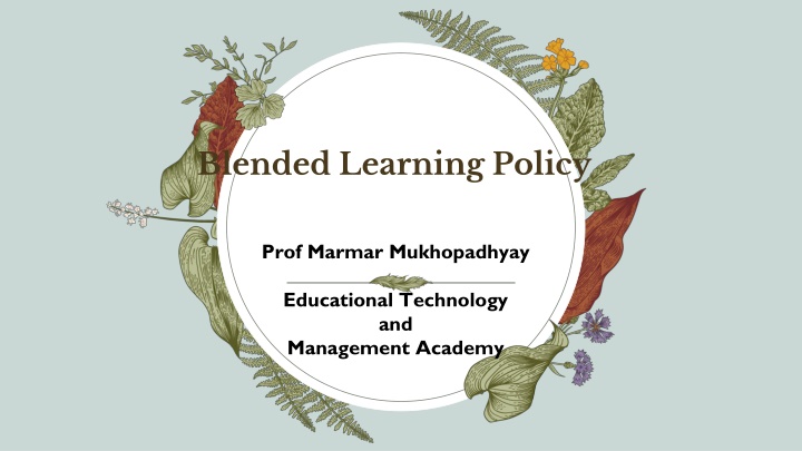 blended learning policy