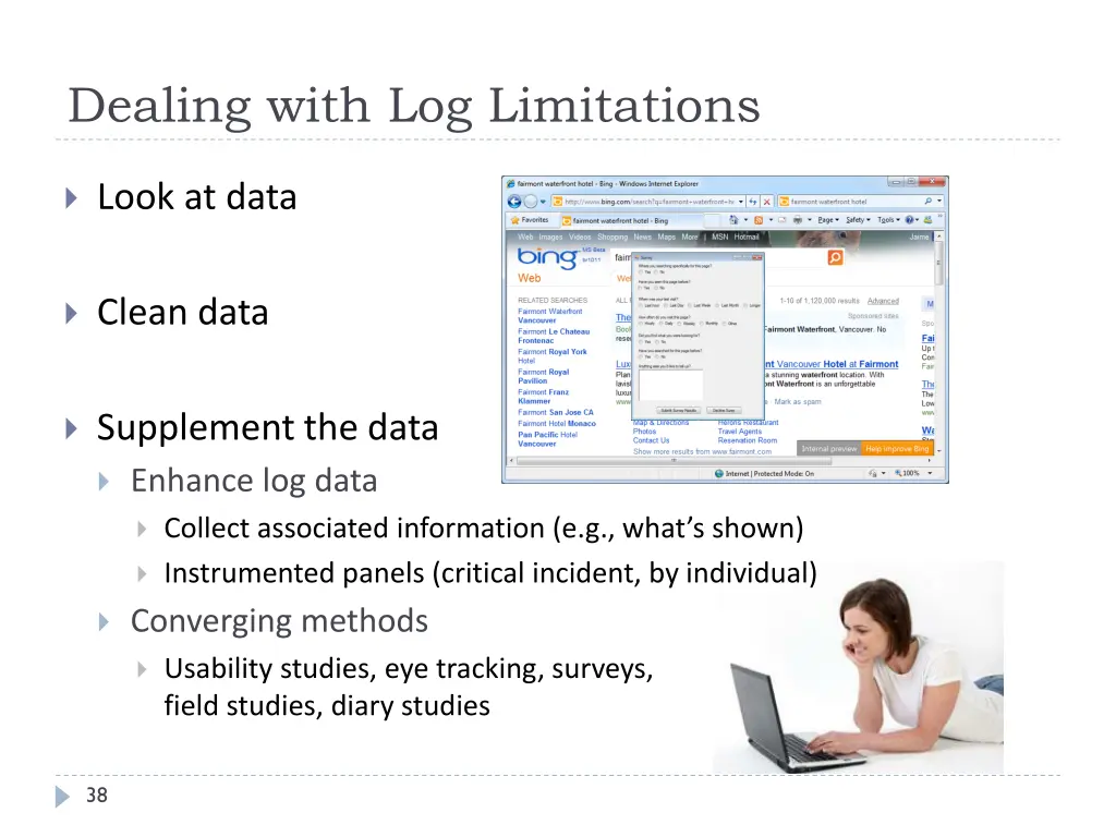 dealing with log limitations