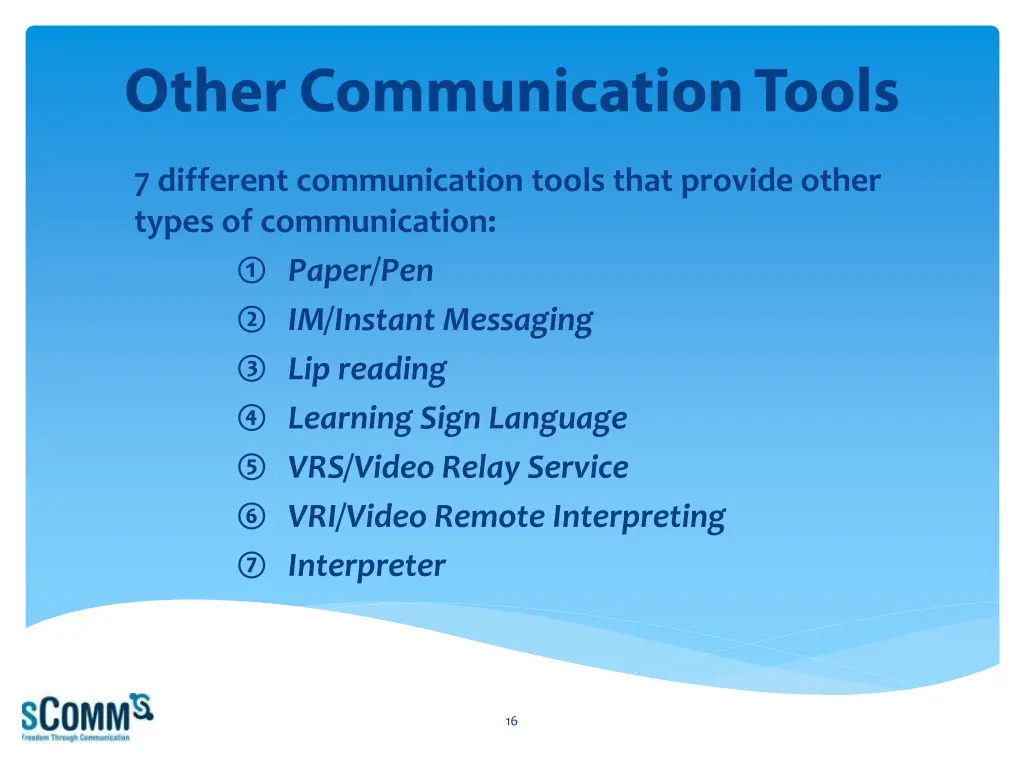 7 different communication tools that provide