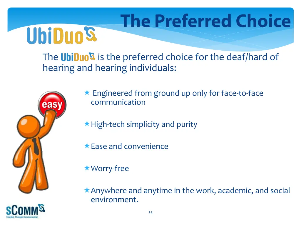 the is the preferred choice for the deaf hard