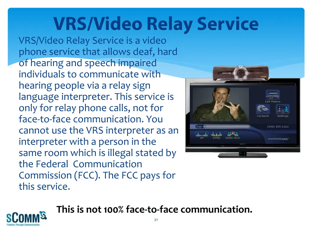 vrs video relay service is a video phone service