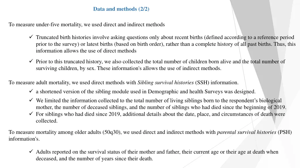 data and methods 2 2