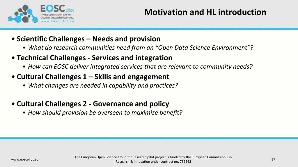 motivation and hl introduction