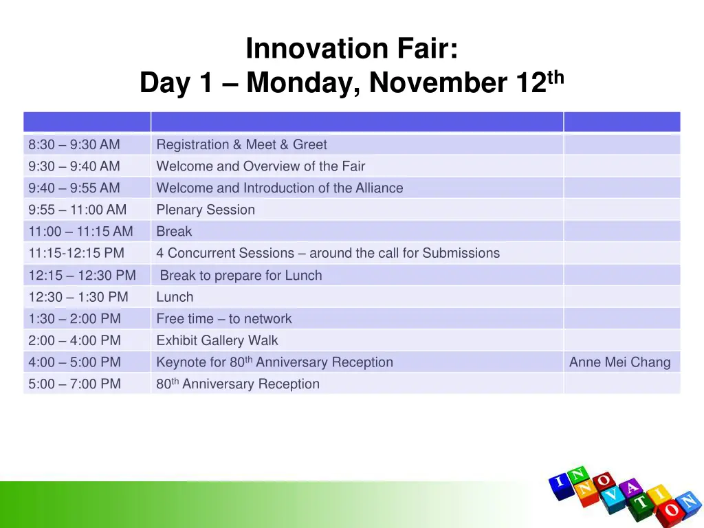 innovation fair