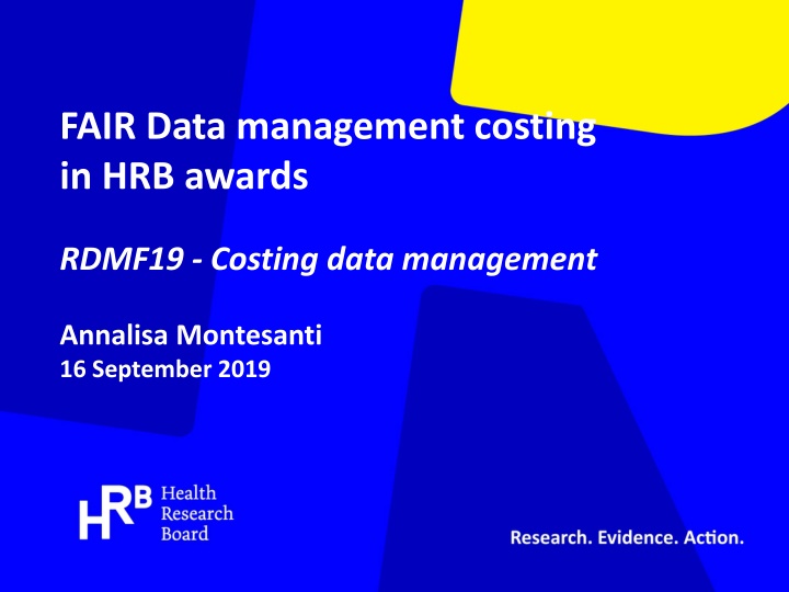 fair data management costing in hrb awards