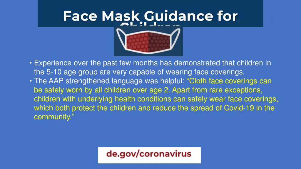 face mask guidance for children 2