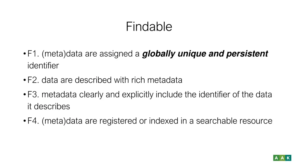 findable