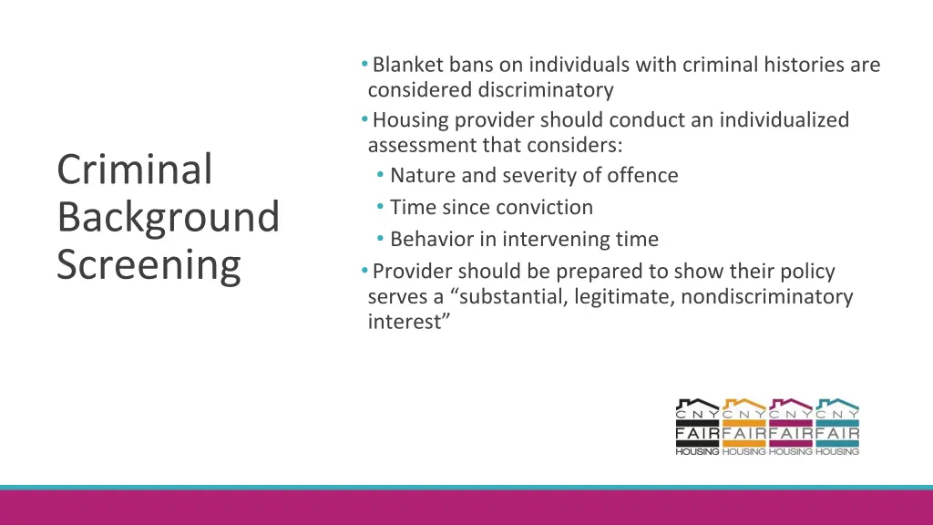 blanket bans on individuals with criminal