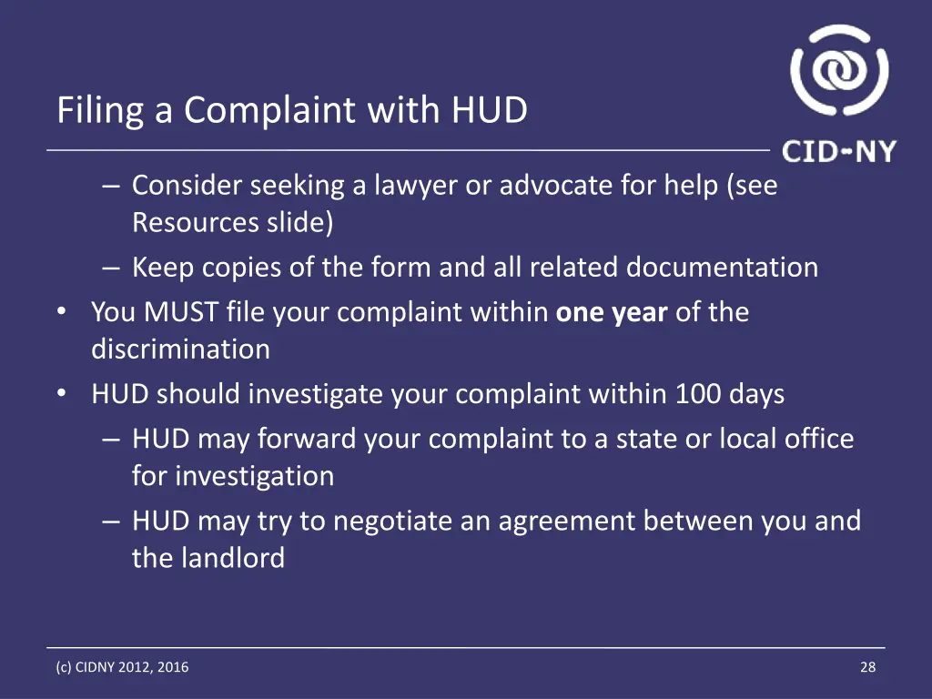 filing a complaint with hud 1