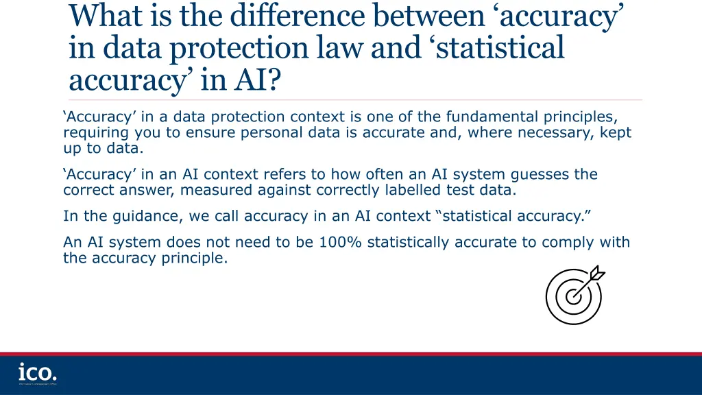 what is the difference between accuracy in data