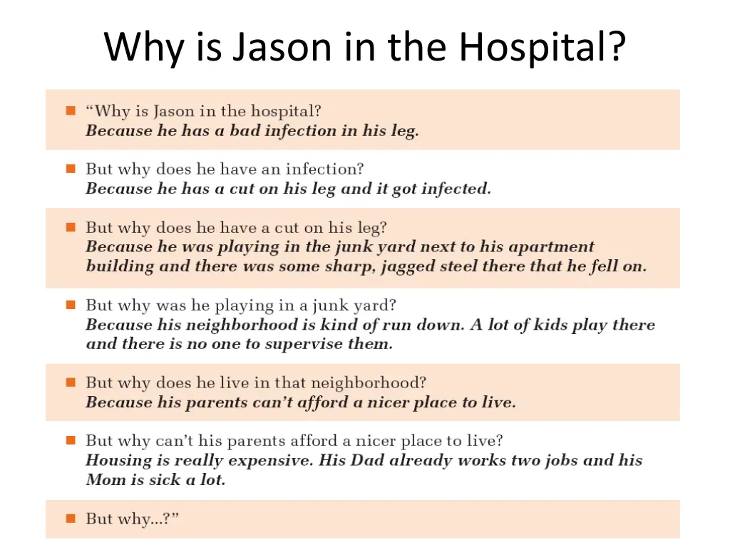 why is jason in the hospital