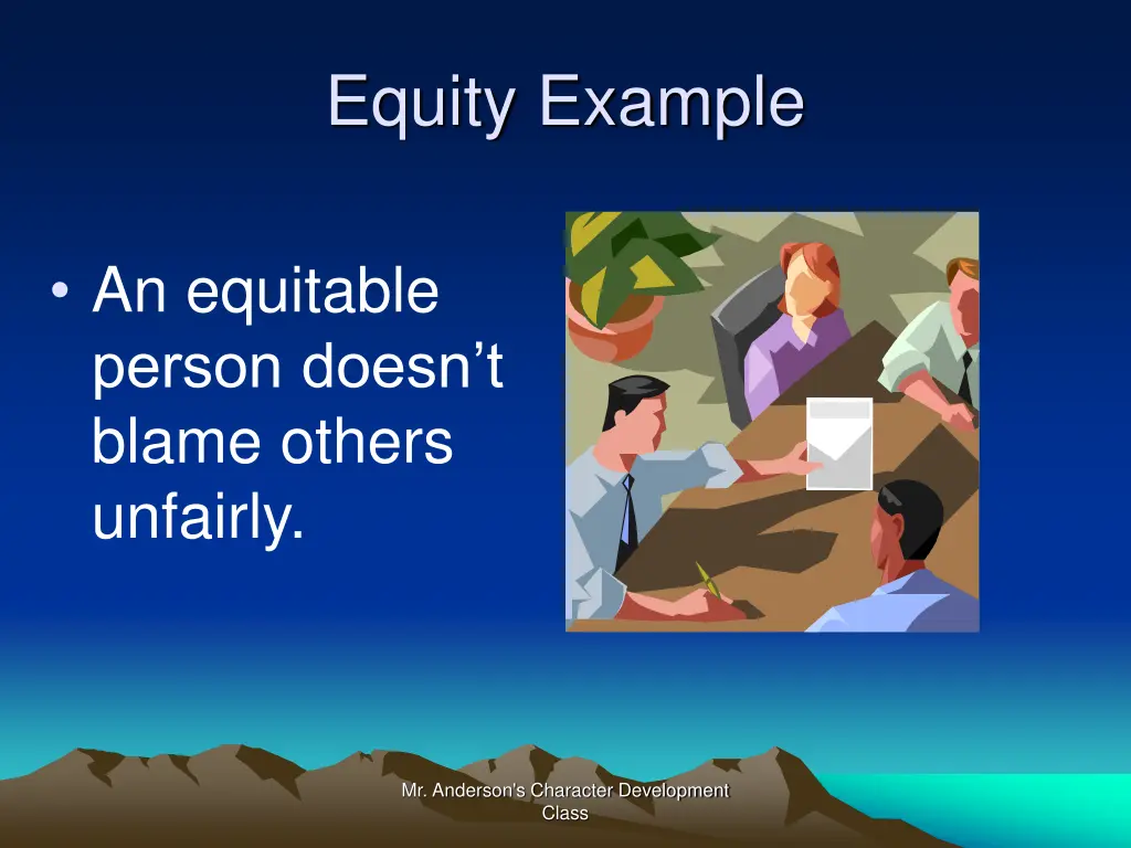 equity example 3