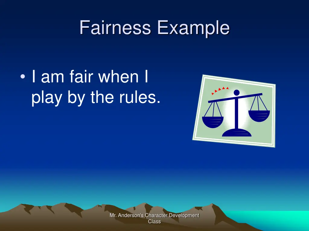 fairness example 1