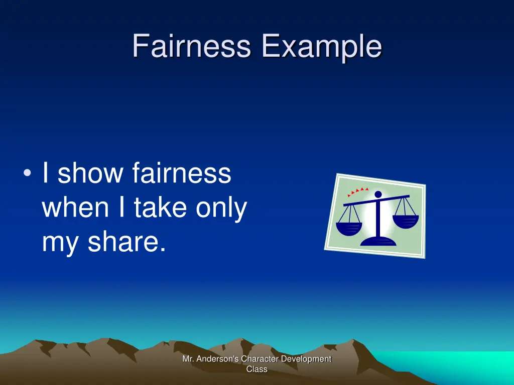 fairness example