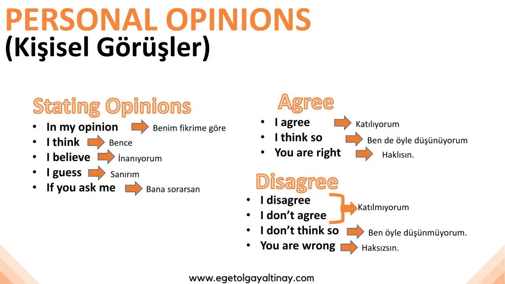 personal opinions ki isel g r ler