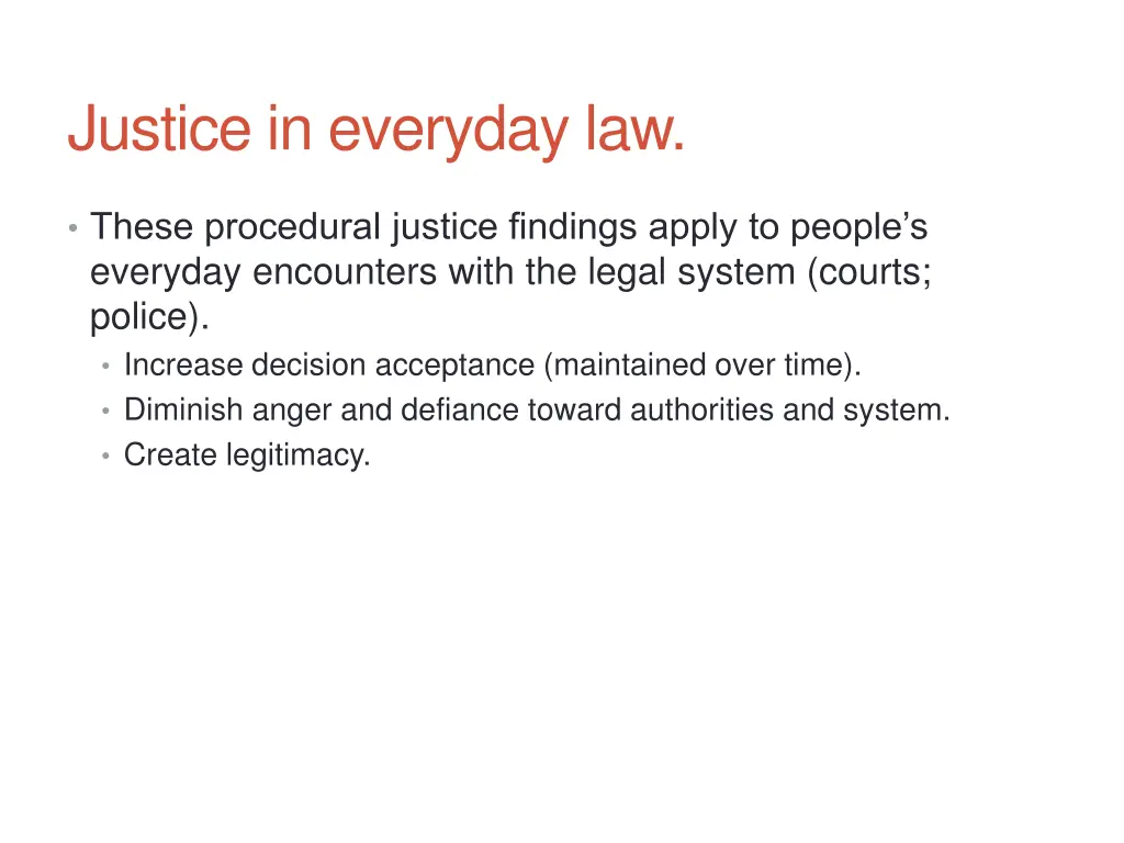 justice in everyday law