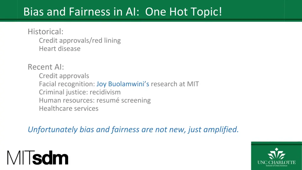 bias and fairness in ai one hot topic