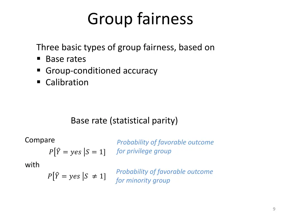 group fairness