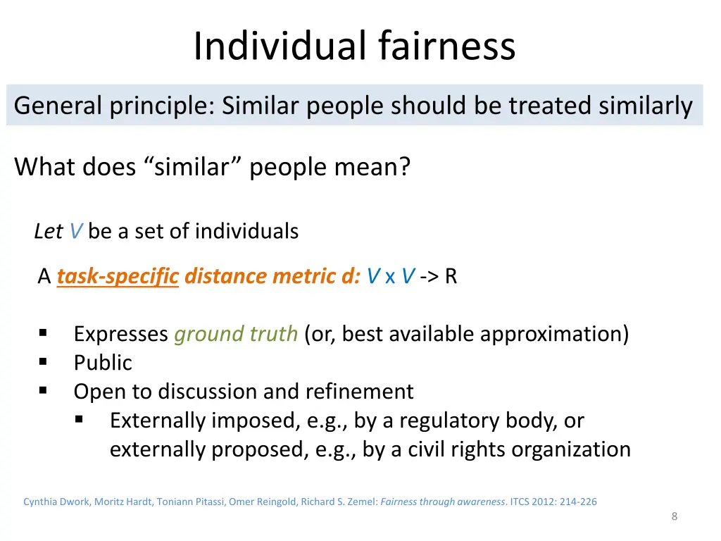 individual fairness